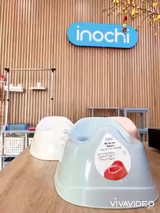 (Chính hãng Inochi) Bô vệ sinh trẻ em Notoro Nhựa PP (Polypropylen) nguyên sinh hạt màu phụ gia kháng khuẩn (Ag+)