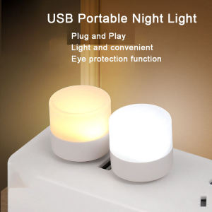 Lampu LED USB mini portable lampu darurat tidur belajar emergency travel