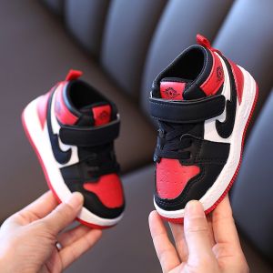 รองเท้าเด็กผ้าฝ้ายกันลื่นสำหรับเด็กชายและเด็กหญิง 3-4 ปี รองเท้าเด็กผู้ชายและเด็กผู้หญิงสำหรับฤดูใบไม้ผลิและฤดูใบไม้ร่วง