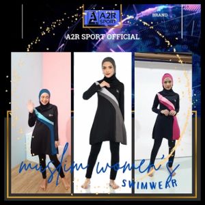 Baju renang muslimah dewasa baju renang wanita muslim  Blouse 1 Dewasa Baju Renang perempuan Hijab Muslim
