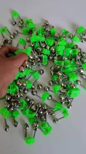 Memancing Aksesori Borong Klip Plastik Gesper Loceng Ikan Rod Pancing Keaan Khas Batang Pancing eskopik Loceng Loceng Memancing Ikan Peringatan Genta Kecil