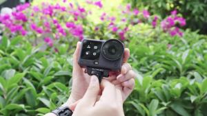 Flymile Quick-Release Base Magnetic Mount Bracket 360° Rotate Adjustable Adapter Base for DJI Action 6/Osmo Nano Accessories