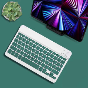 HANSONG | 10 inch Multilingual Keyboard for Samsung iPad Xiaomi Tablet Android Windows Bluetooth-compatible Wireless Keyboard