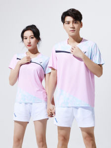Badminton Uniform Quick Dry Breathable 2023 New Women Summer Tennis Table Tennis Men Volleyball Sports Suit Fitness Apparel