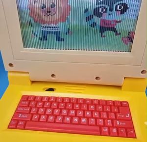 [Voucher 10k]Đồ chơi máy tính cho bé học bàn phím làm quen có nhạc và màn hình chuyển động