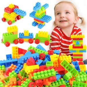 100Pcs Building Block Toys Set DIY Creative Puzzle Toy Kids Early Learning Christmas Gift