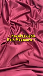 Bahan Kain Satin Maxmaraa 1 Meter & Saten Velvet Polos Bridesmaid