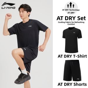 Li-Ning | Moisture Wicking Polo Shirt Shortsleeve Moisture Wicking Sports Pants