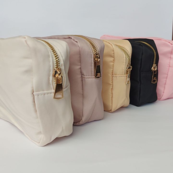 Nylon Cosmetic Make up Pouch bag with zipper LONG Lazada PH