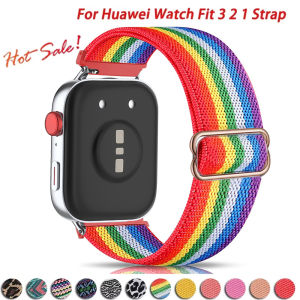 Trail Loop Strap For Huawei Watch Fit 1 2 3 Nylon Band Bracelet Sport Watchband For Huawei Fit 3 Woven Elastic Correa Accessory