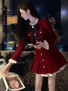SHANGSHA | Elegant Red Dress