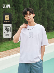 Áo Thun Nam Semir Tay Ngắn Mùa Hè 2025 in Họa Tiết Ngoài Trời Thời Trang Cổ Tròn Thoáng Khí Kháng Khuẩn Sợi Sorona