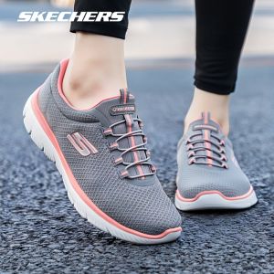 Skechers | Giày Đi Bộ Nữ Đế Mềm Thoáng Khí Kiểu Slip-On