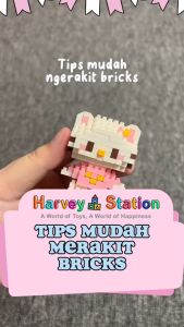 Mainan anak PUZZLE BALOK SUSUN DISNEY 3D DIY & Mainan Edukasi Bayi Puzzle Brick Mini Kartun Karakter Hadiah Toy Gift Nano Blok POP LinaBell StellaLou