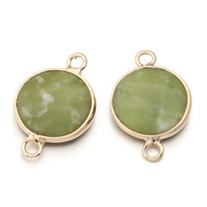2-4pcs/lot Natural Stone Faceted Pendant Rose Quartz Lapis Lazuli Jade Charms For DIY Fashion Bracelet Necklace Jewelry Accessor