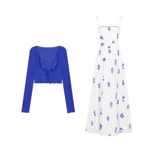 XUECAIQI | Blue Sun-Protective Blouse Thin