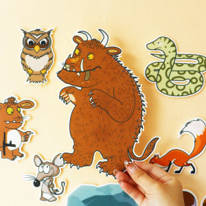 "The Gruffalo" Felt teaching aidspicture book story performance propsclassroom interaction apron drama，Reading Games