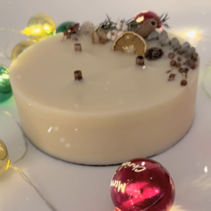 ACACIA SG Botanical White Beeswax Candle | Christmas | Scented | Unscented | Pure Essential Oils