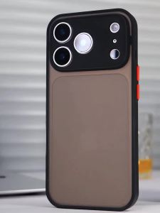 Ốp Điện Thoại Tương Thích Sạc Không Dây Trong Suốt Luxury Matte Armor Clear Cho iPhone 13 12 Pro Max Air Mini - Vỏ Cứng Chống Sốc