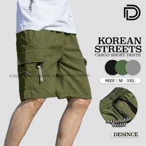 DESINCE Men Short Pants Cargo Shorts Man Shorts Multi Pocket Pants Seluar Pendek Seluar Lelaki MP 131