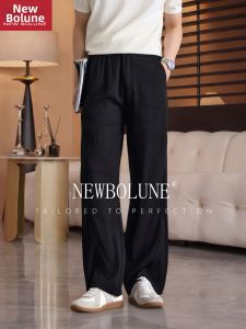 NEW BOLUNE | Bamboo Linen Summer Light Wide Leg Trousers Wrinkle Free