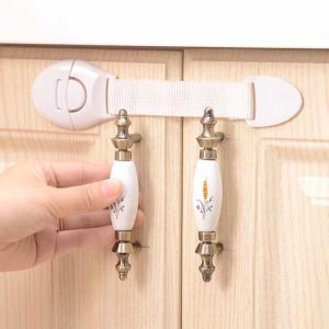 BnB Mall Baby Safety Drawer Locks - Child Security Protection - Anti-clip Lock - Easy Installation - Prevent Accidents - Flexible & Non-Scratching - Kunci Klip Pintu Laci Almari Peti Sejuk