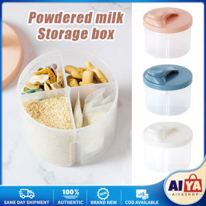 Portable Baby Feeding Formula Dispenser Container Baby Food Storage Box Infant Milk Powder Organizer Container For Milk Powder Storage Organizer
