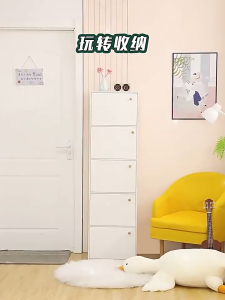 Spring Home ตู้อเนกประสงค์ ตู้ ลิ้นชักเก็บของ ตู้วางของมีหลายชั้น ช่วยประหยัดพื้นที่ ตู้เก็บของ ค์สไตล์โมเดิร์นชั้นวางหนังสือ