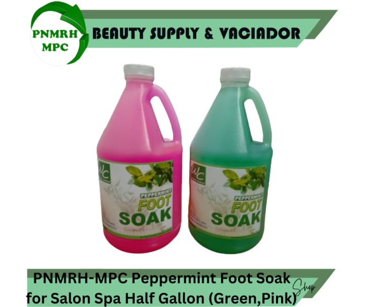 PNMRHMPC Peppermint Foot Soak for Salon Spa Gallon, enriched with