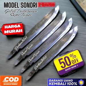 GOLOK PERKEBUNAN PERTANIAN TAHAN BANTING MODEL SONDRI BERKUALITAS TINGGI TERMURAH!! BERKUALITAS TINGGI TERBARU SAGAT TAJAM TERBUAT DARI BESI PER HASIL TEMPA BAKAR SEPUH KOKOH KUAT MEDIA AIR DAN OLI