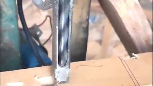 4Pcs Woodworking Square Hole Drill Bits Wood Mortising Chisel Set