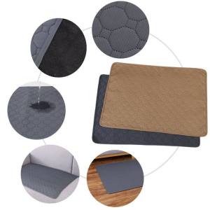 Washable Pet Dog Pee Pad Pet Training Pad Absorbable Dog Leather Pad Washable Diaper Pad Reusable Dog Training Pad Non Slip Deodorant Breathable Pet Pee Pad For Dog Absorbent S/M/L