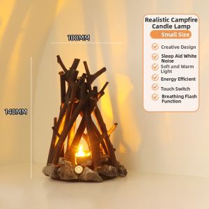 YOULIMEIJIA | Campfire Atmosphere Lamp Night Light Bedroom Decor Table Light