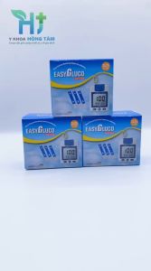 Que Thử Đường Huyết Easy Gluco Hộp 50 Que Date Mới