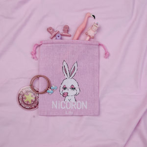 High Quality Drawstring Cloth Bag Jewelry Digital Bag Charger Storage Bag Coin Purse Bag Travel Organizer Bag