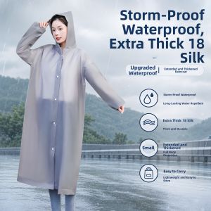 Jiaxun | Non-Disposable Waterproof Long Raincoat for Adults