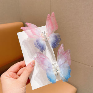 กิ๊บติดผมผีเสื้อไล่โทนสีสีสันสดใสย้ายเทพนิยายสาวระบบป่า Headwear จีนโบราณ < Ne1> อุปกรณ์ผม