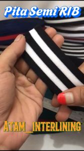 Semi RIB Elastis Lebar 38cm Kaos Kerah Manset Pinggang | RIB tangan kerah pinggang 38mm | Pita RIB strech strit setrit | RIB Manset | RIB Pelipit list | Rib lengan gamis | Pita polyester | pita polister | pita Karet RIB Baju Celana Pakaian | RIB strip