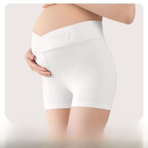 miiow | Maternity Safety Pants Womens Cross Belly Support Anti-Light Bottom Shorts Underwear Two-In-One New 2025 MiiOW Cat Person