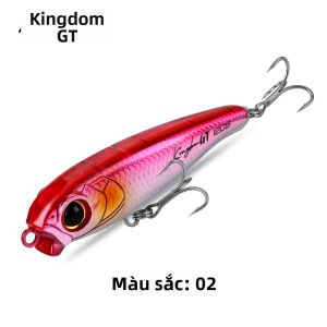 Kingdom | KINGDOM Cruise Pencil Fishing Lure Mồi Câu Cứng Chìm Cho Nước Mặn Ném Xa 120mm/57g 135mm/87.5g Ocean Rock Stream River Lake Beach Boat Fishing Tackle