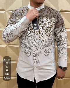 kemko lengan panjang motif terbaru bisa seragaman pria cod
