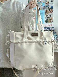 กระเป๋าสะพายไหล่ความจุขนาดใหญ่ ผู้หญิง เกาหลี เรียบง่าย หลากหลาย กระเป๋าสะพายข้างวัยรุ่น นักเรียน กระเป๋าชั้นสอนการเดินทาง Tote Bag