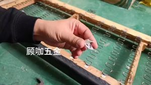 50PCS 5 Holes Thick Sofa Spring Clip Furniture Spring Hook Fixed Clamps for Sofa Chair Spring Repair