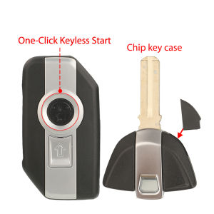 Jingyuqin Moto Remote key Shell Case For BMW F650 F700 F800GS R1200GS R1250GS R1200RT K1600 K1600B GT GTL F750GS F850GS