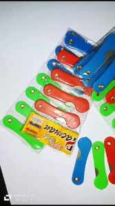 (1 RENTENG 12PCS) Pisau Lipat Renteng / Pemes Renteng / Cutter Renteng / Silet Lipat Warna