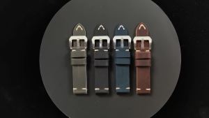 18mm 20mm 22mm 24mm 26mm Vintage Cowhide Watch Band Handmade Stitching Leather Strap for Panerai for Seiko Smartwatch Wristband