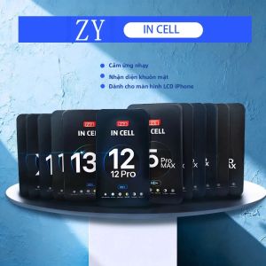 Màn Hình ZY Display Pantalla Assembly Cho iPhone X XS 11 Pro 12 13 14 Pro 15 Pro 16 Pro Max Thay Thế Màn Hình Cảm Ứng LCD Độ Phân Giải 2560x1440