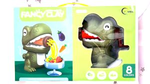 Bộ đất sét máy làm mì làm kem khủng long cao cấp nguồn gốc từ bột mỳ an toàn cho trẻ FancyClay