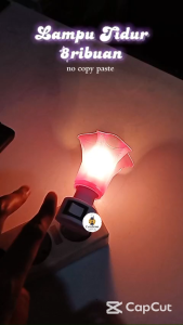 Lampu Tidur Dinding Colok Listrik Model Bohlam Cabe E12 E 12 Lampu Tidur Cosco