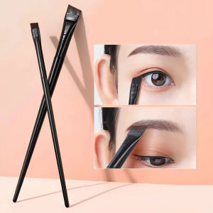 2-12Pcs Upgrade Blade Eyeliner Brush Ultra Thin Fine Angle Flat Eyebrow Brush Under The Eyes Place Precise Detail Brush